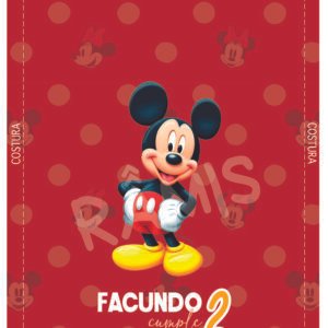 Bolsa 18×24 Mickey Mouse (Ideal para cumpleaños)