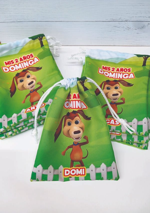 Bolsa 18×24 Perro Chocolo (Ideal para cumpleaños)