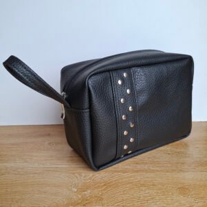 Neceser Camila -Negro c/ tachas-