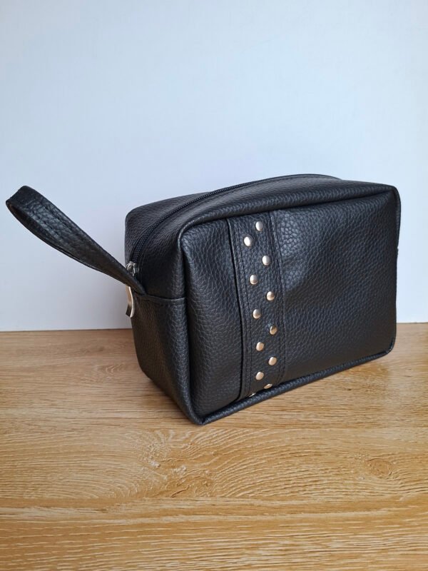 Neceser Camila -Negro c/ tachas-